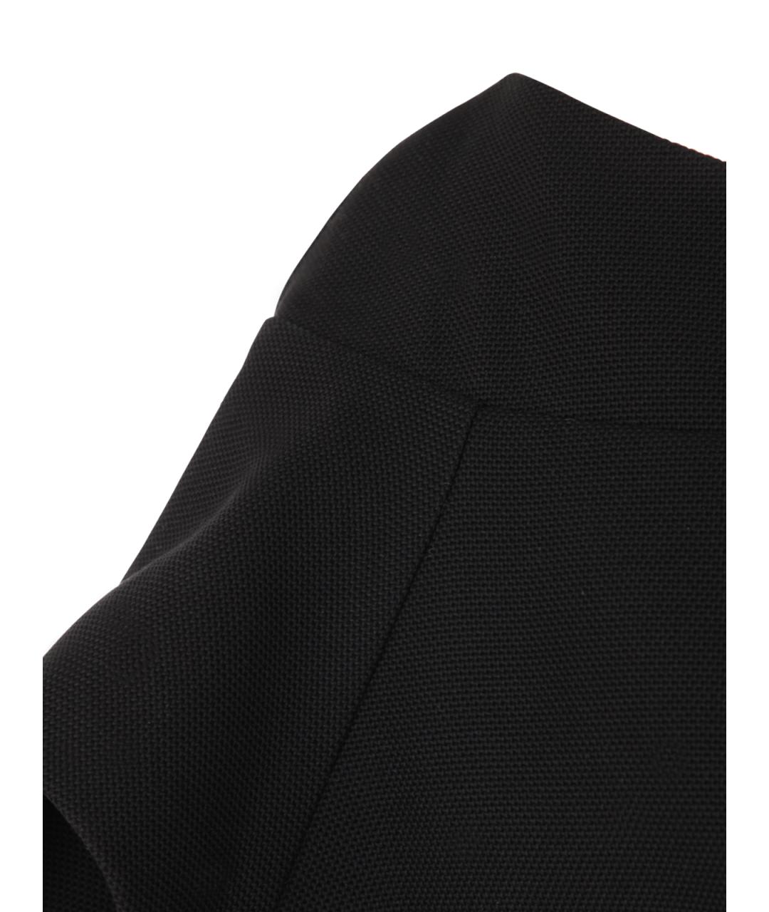 DRIES VAN NOTEN Черная хлопковая майка, фото 3