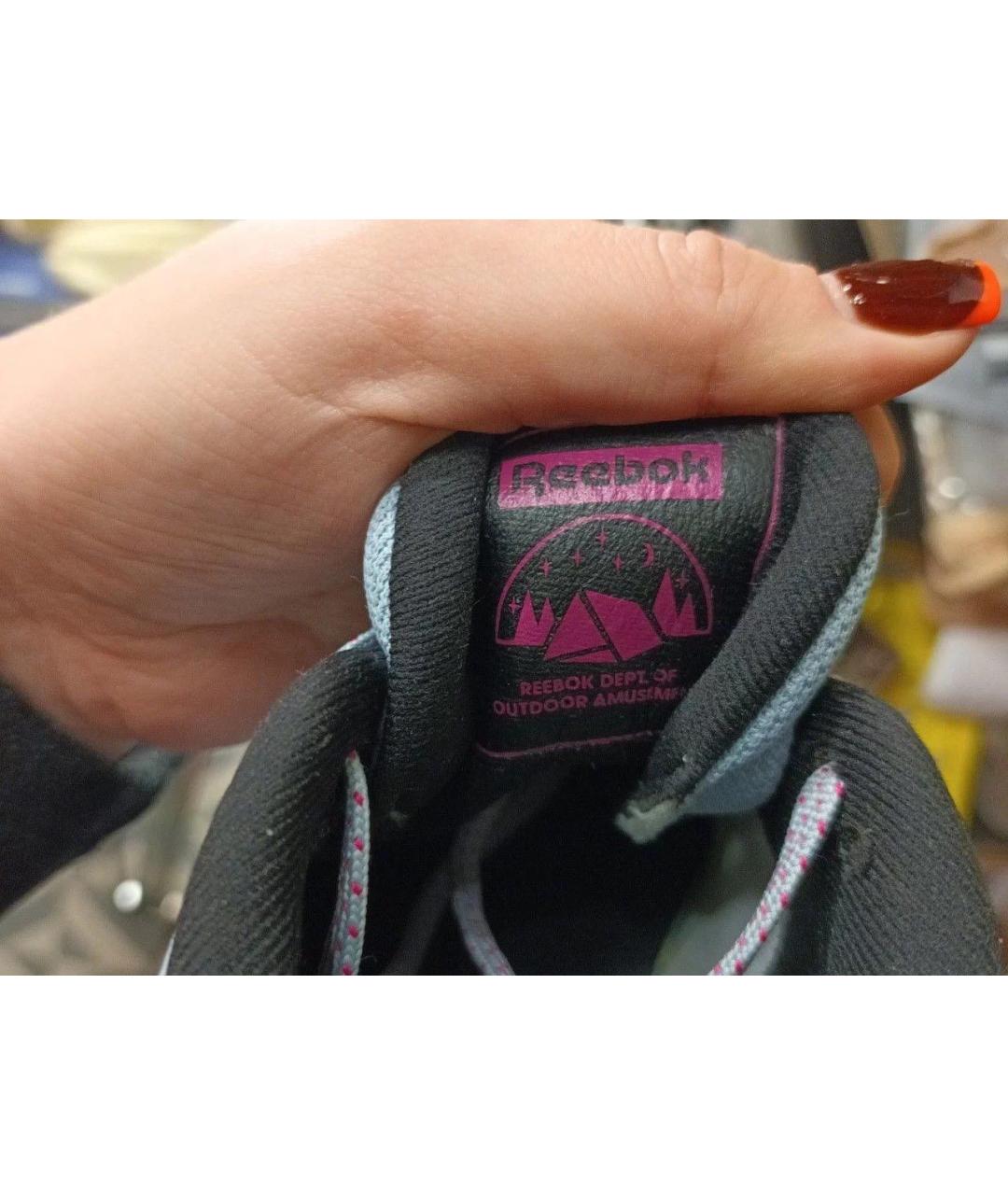 REEBOK Голубые синтетические кроссовки, фото 5