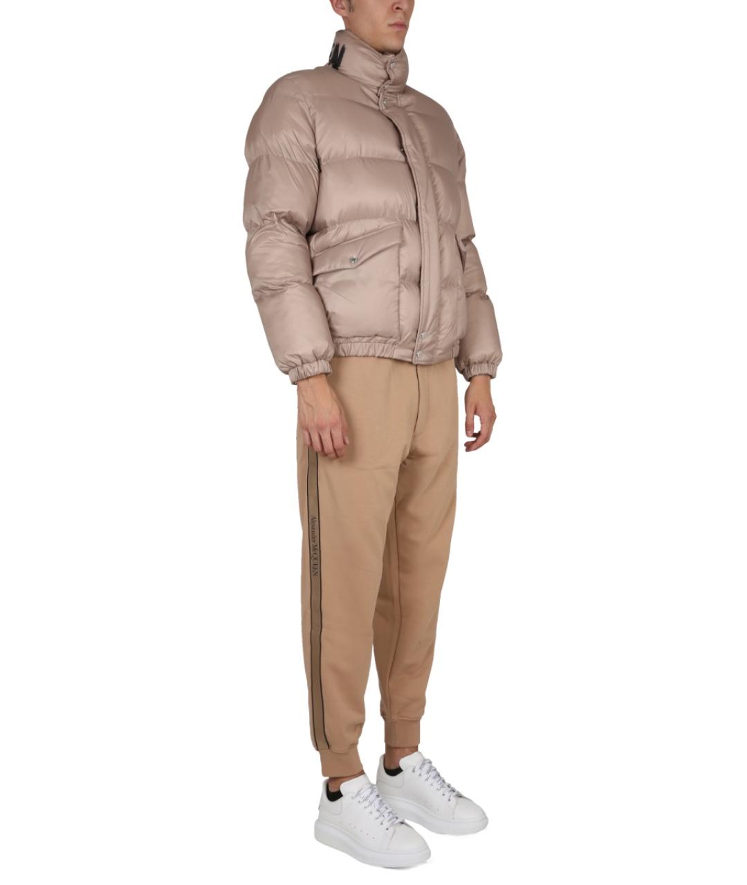 ALEXANDER MCQUEEN Бежевая полиэстеровая куртка, фото 3