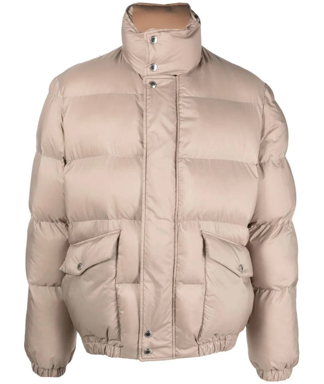 ALEXANDER MCQUEEN Бежевая полиэстеровая куртка, фото 1