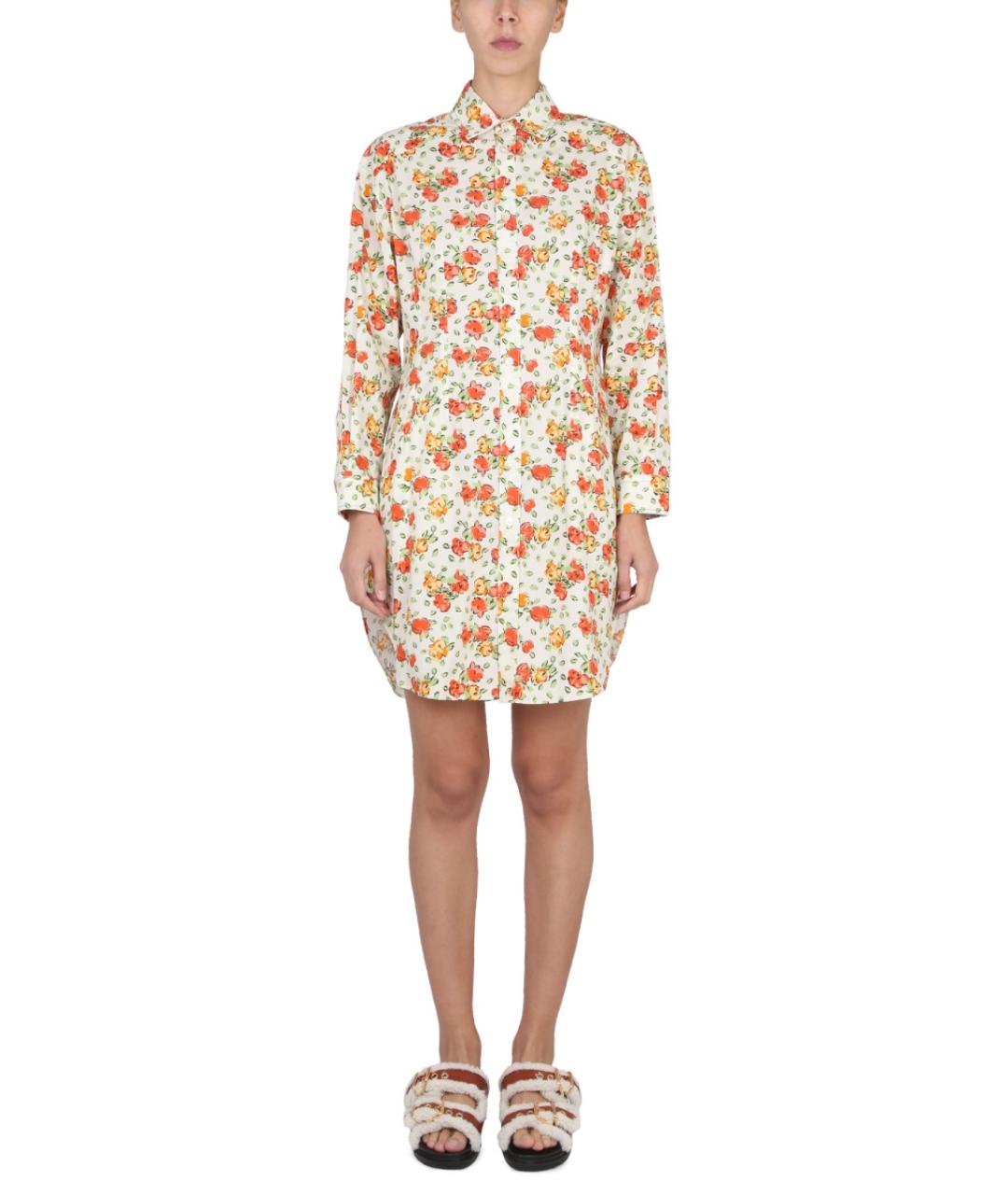 MARNI Мульти хлопковое повседневное платье, фото 2