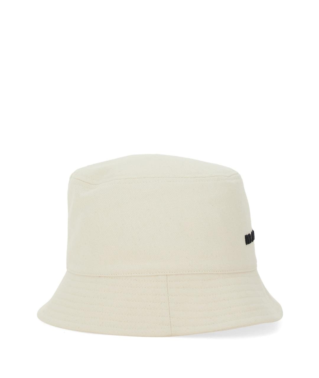 ISABEL MARANT Бежевая хлопковая шляпа, фото 4