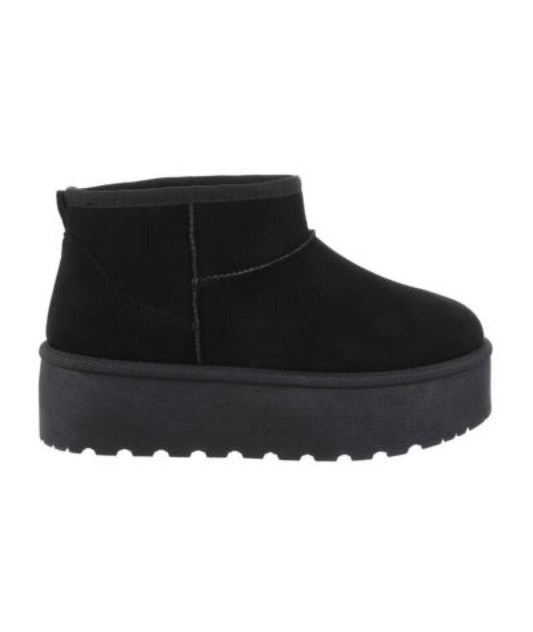 UGG AUSTRALIA Черные замшевые ботинки, фото 1