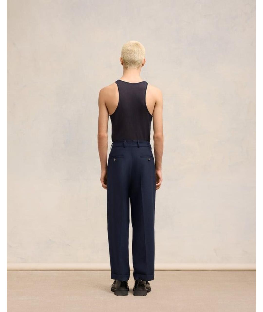 Ami Paris Синие повседневные брюки, фото 3