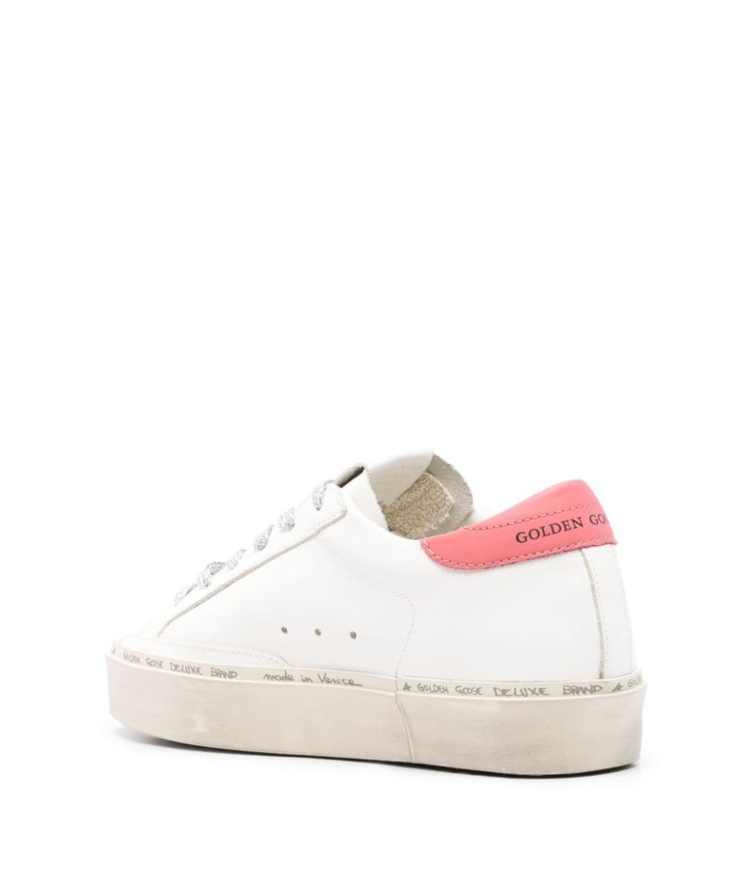 GOLDEN GOOSE DELUXE BRAND Белые кожаные кроссовки, фото 2