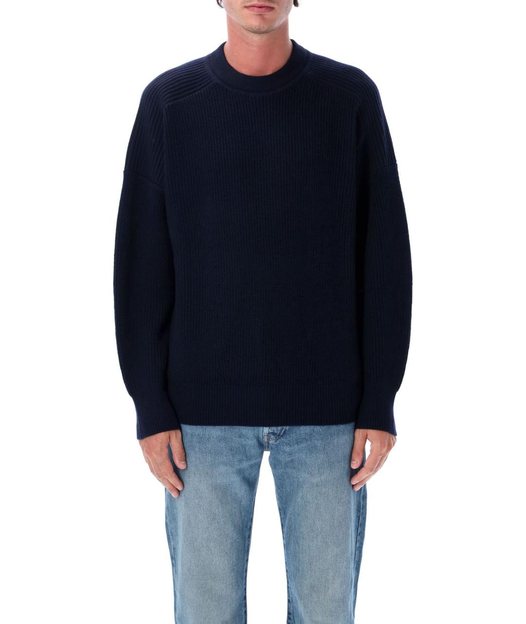 ISABEL MARANT Синий шерстяной джемпер / свитер, фото 2