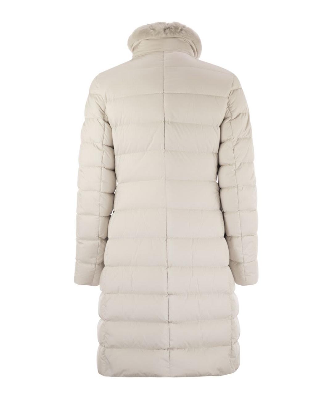 MOORER Белая полиамидовая куртка, фото 2