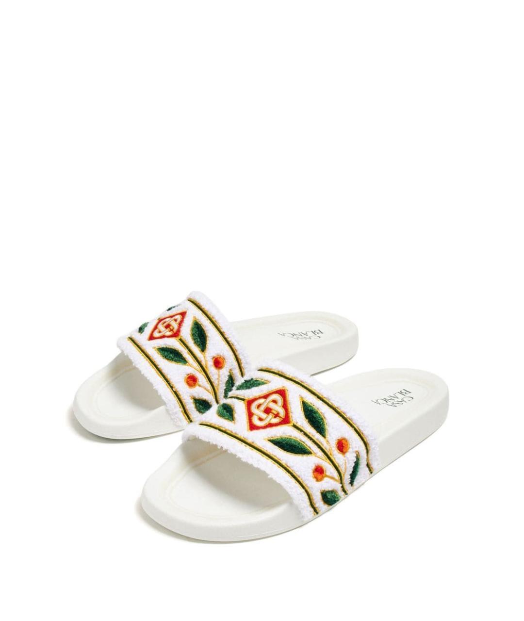 CASABLANCA Белые шлепанцы, фото 3