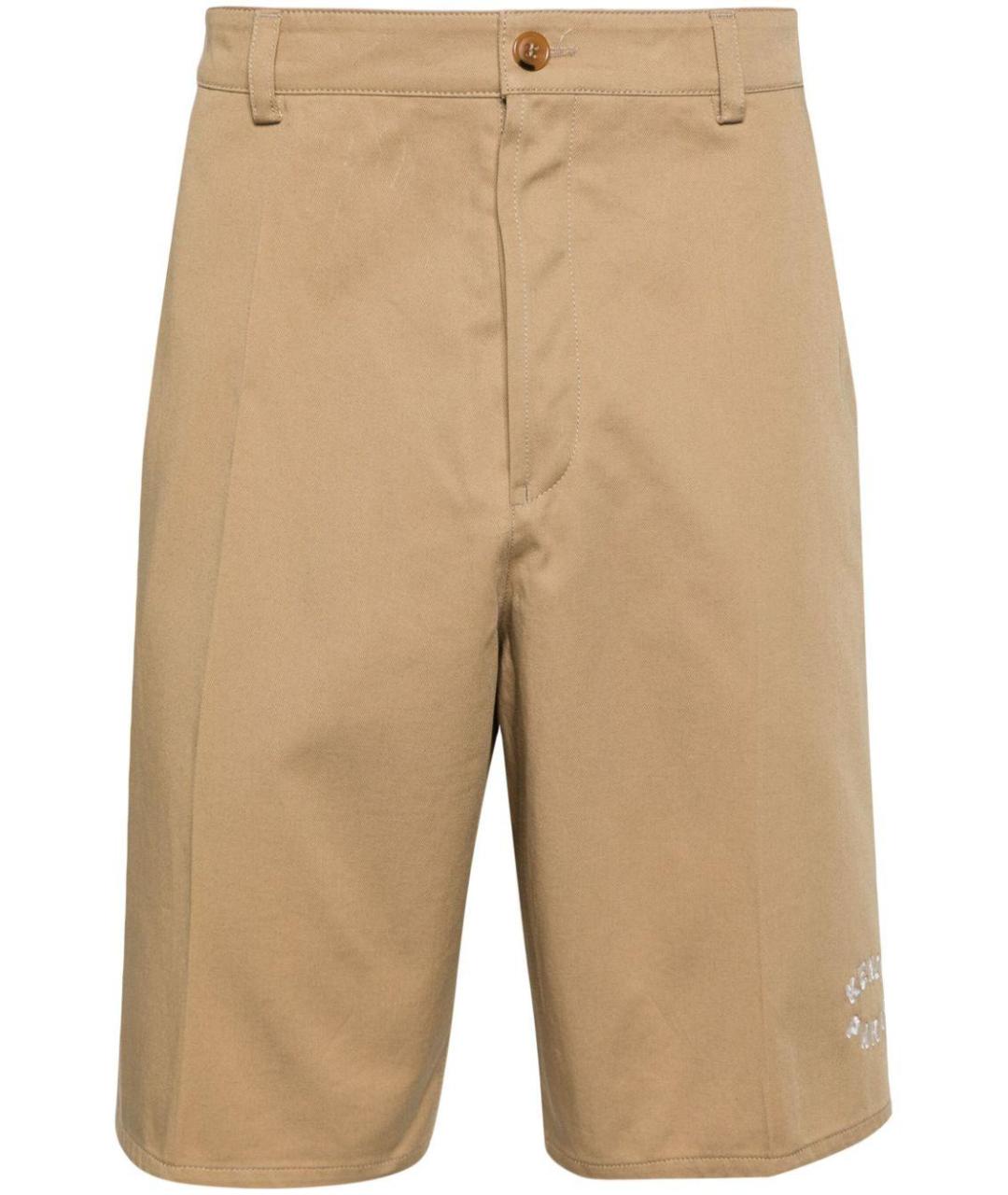 KENZO Бежевые хлопковые шорты, фото 1