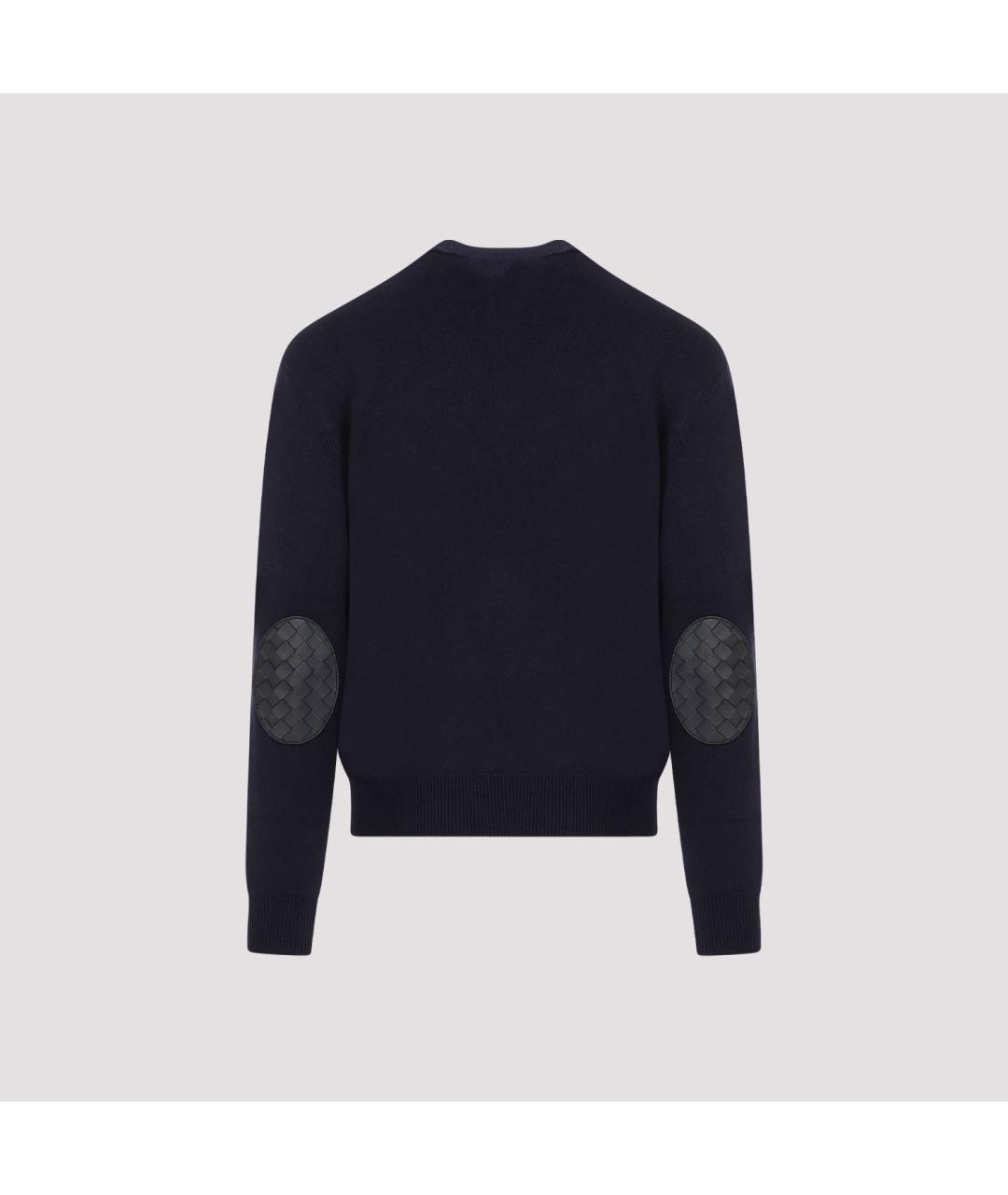 BOTTEGA VENETA Синий кашемировый джемпер / свитер, фото 2