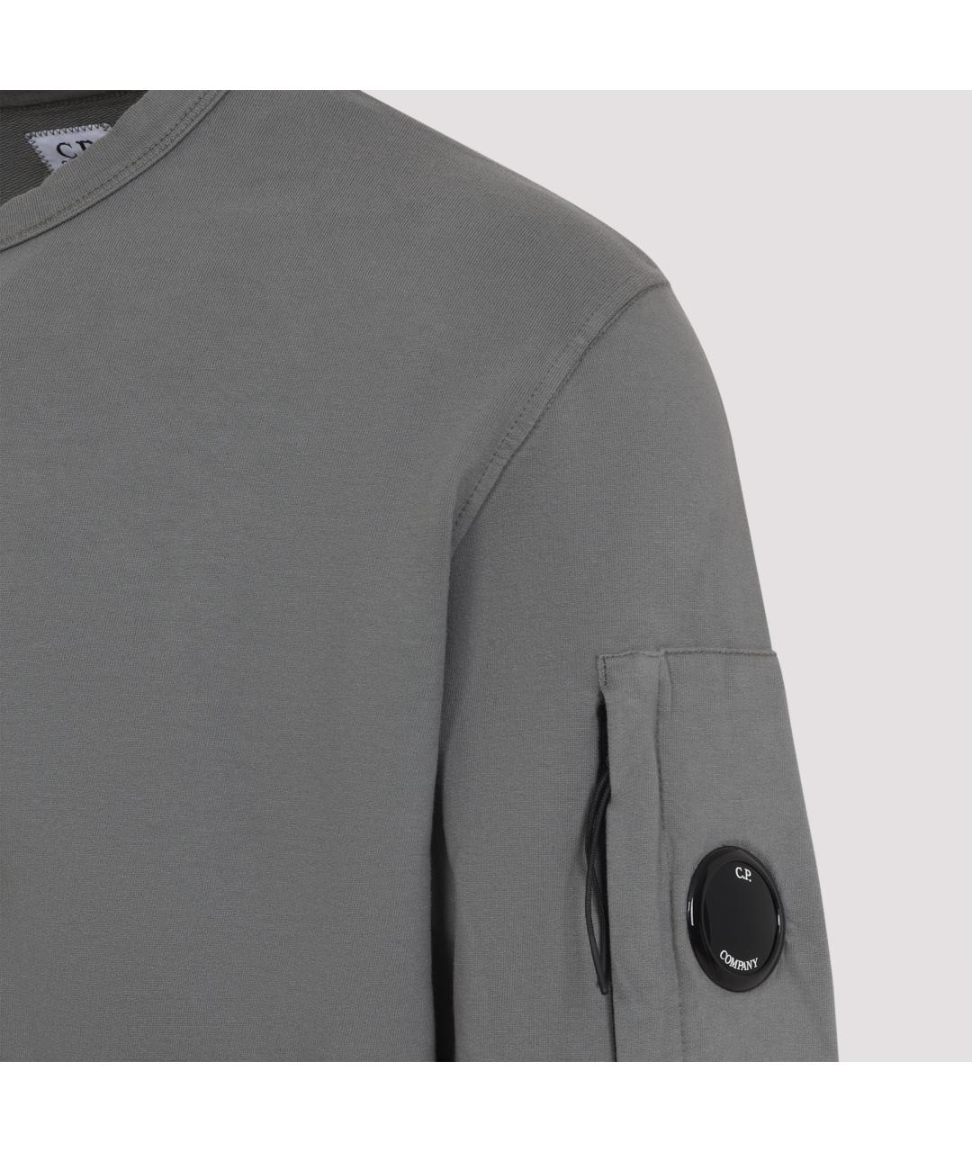 CP COMPANY Серый хлопковый джемпер / свитер, фото 3