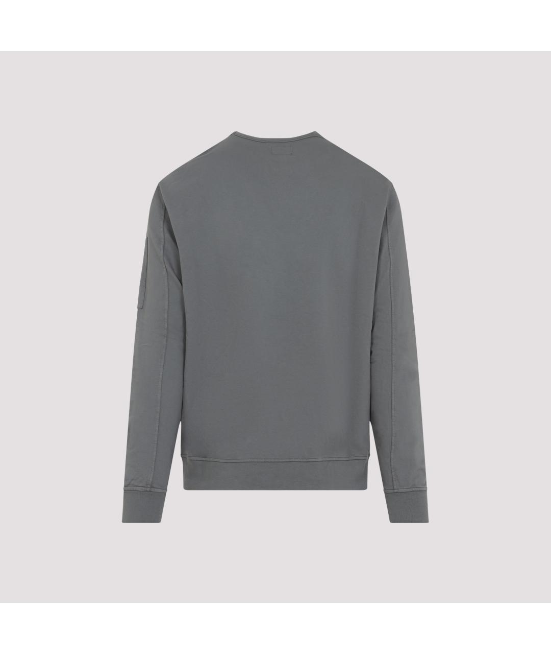 CP COMPANY Серый хлопковый джемпер / свитер, фото 2