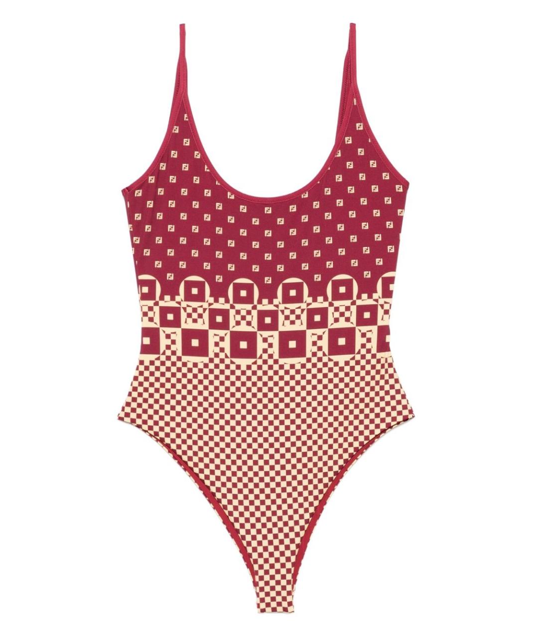 FENDI Мульти полиамидовый купальник, фото 1