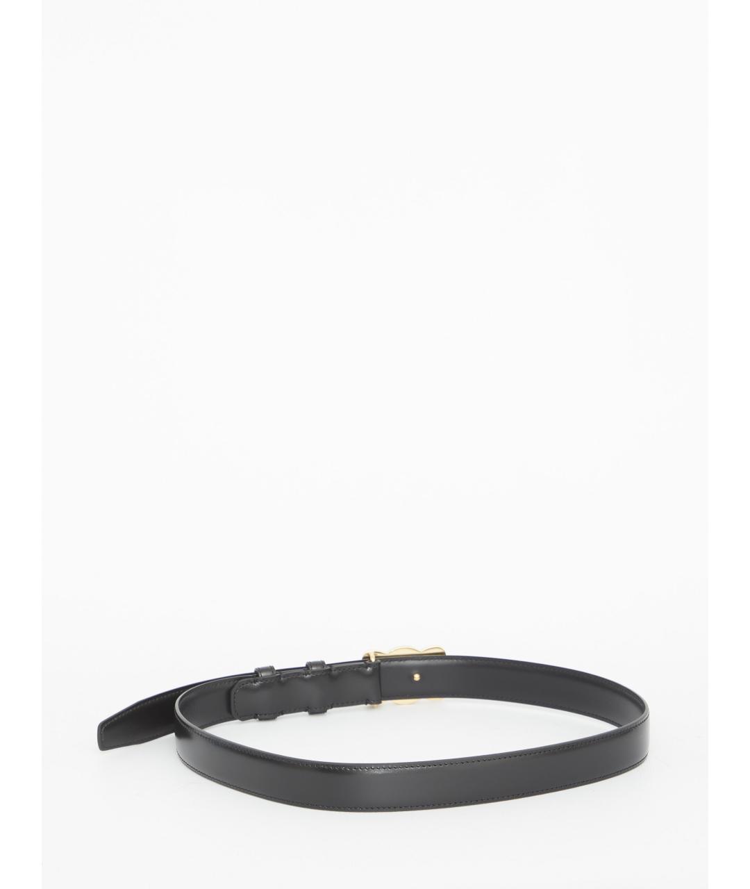 CELINE Черный кожаный ремень, фото 2