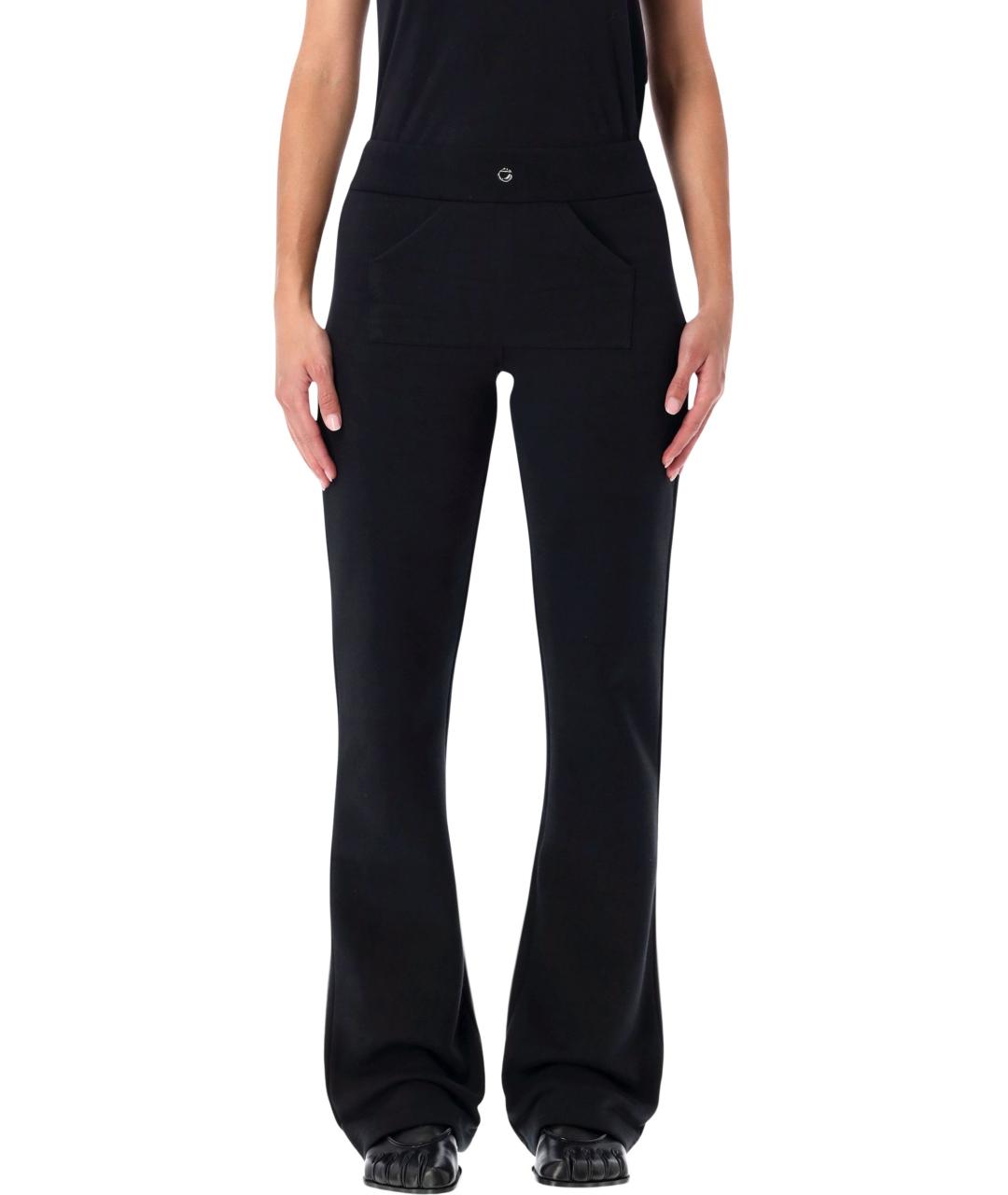 COPERNI Черные хлопковые прямые брюки, фото 4