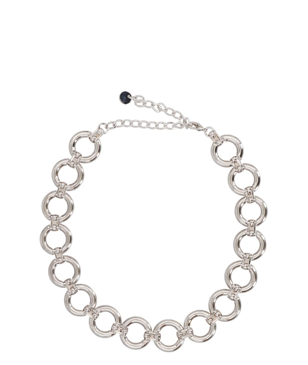 SELF-PORTRAIT Серебряное металлическое колье, фото 3