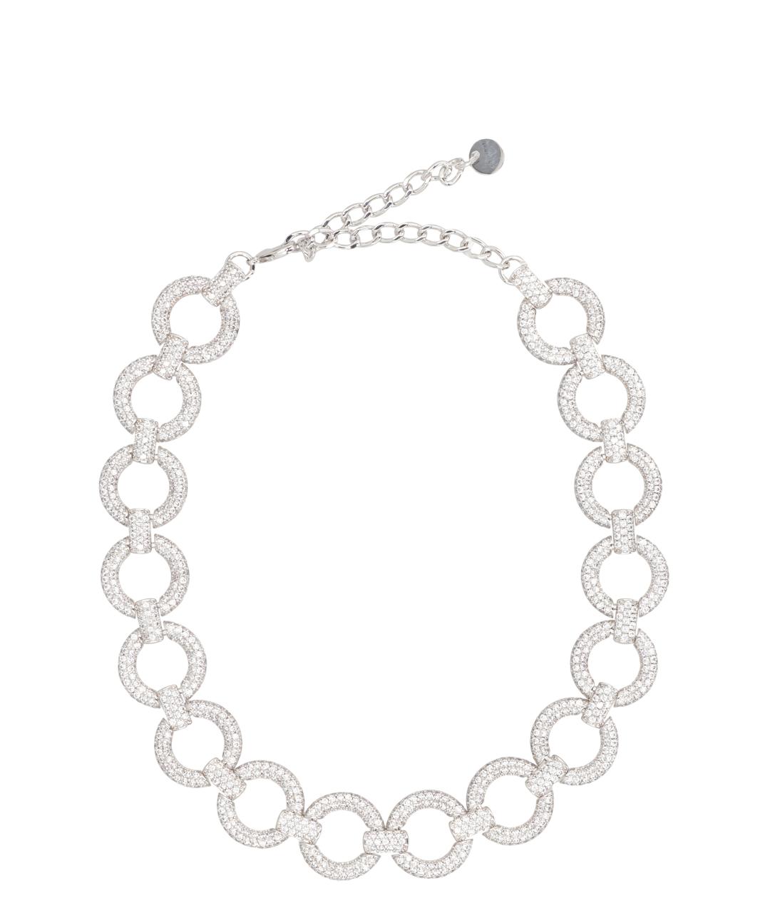 SELF-PORTRAIT Серебряное металлическое колье, фото 1