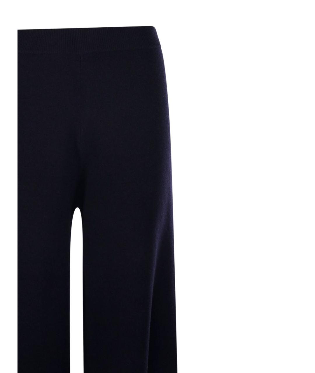 MAX MARA Синие кашемировые прямые брюки, фото 3