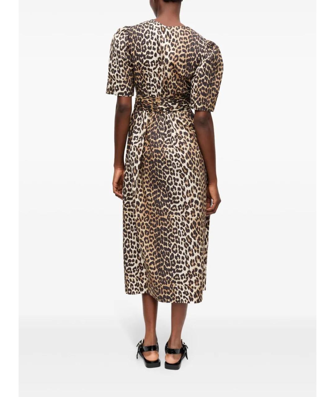 GANNI Мульти хлопковое повседневное платье, фото 4