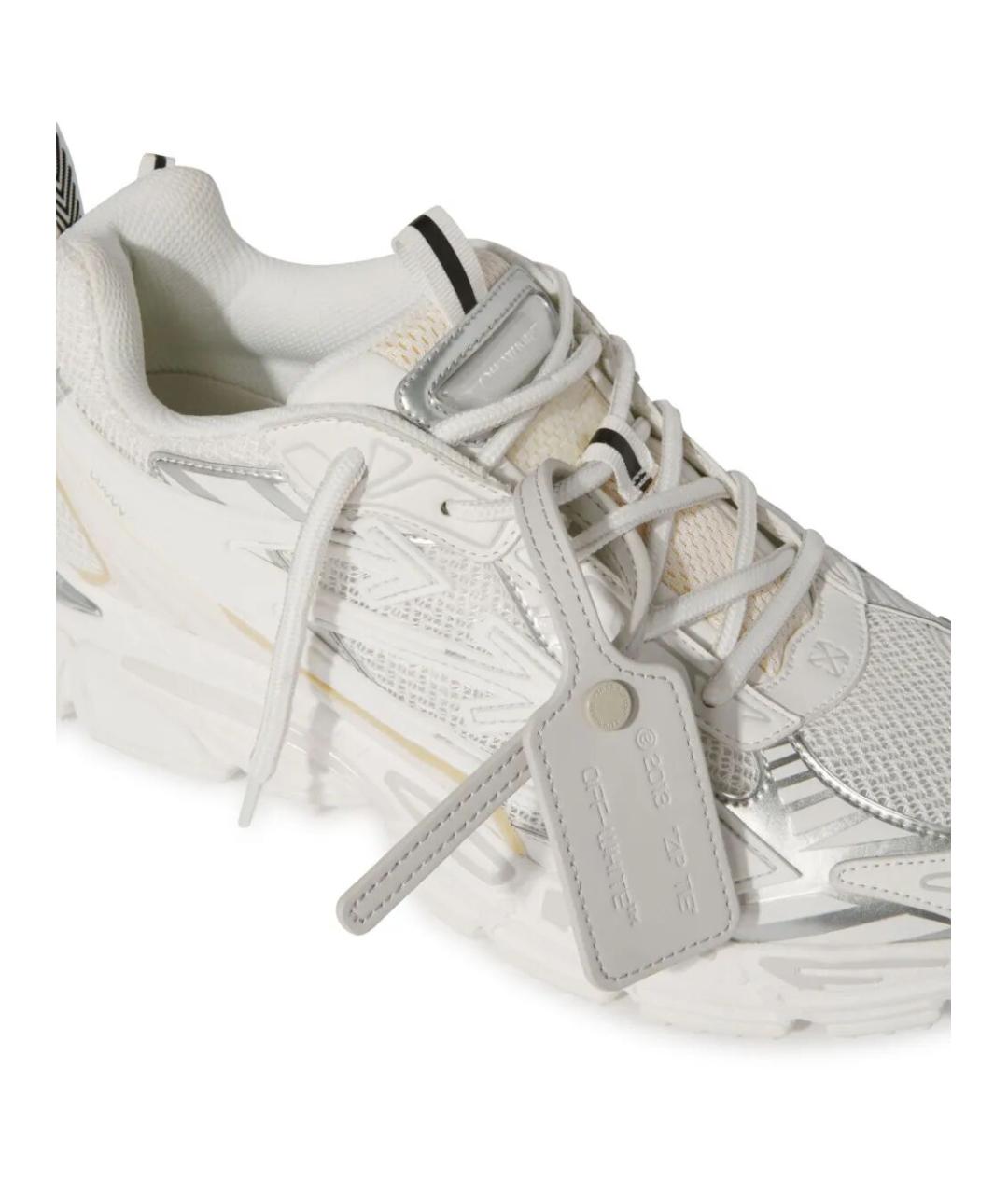 OFF-WHITE Белые синтетические кроссовки, фото 5