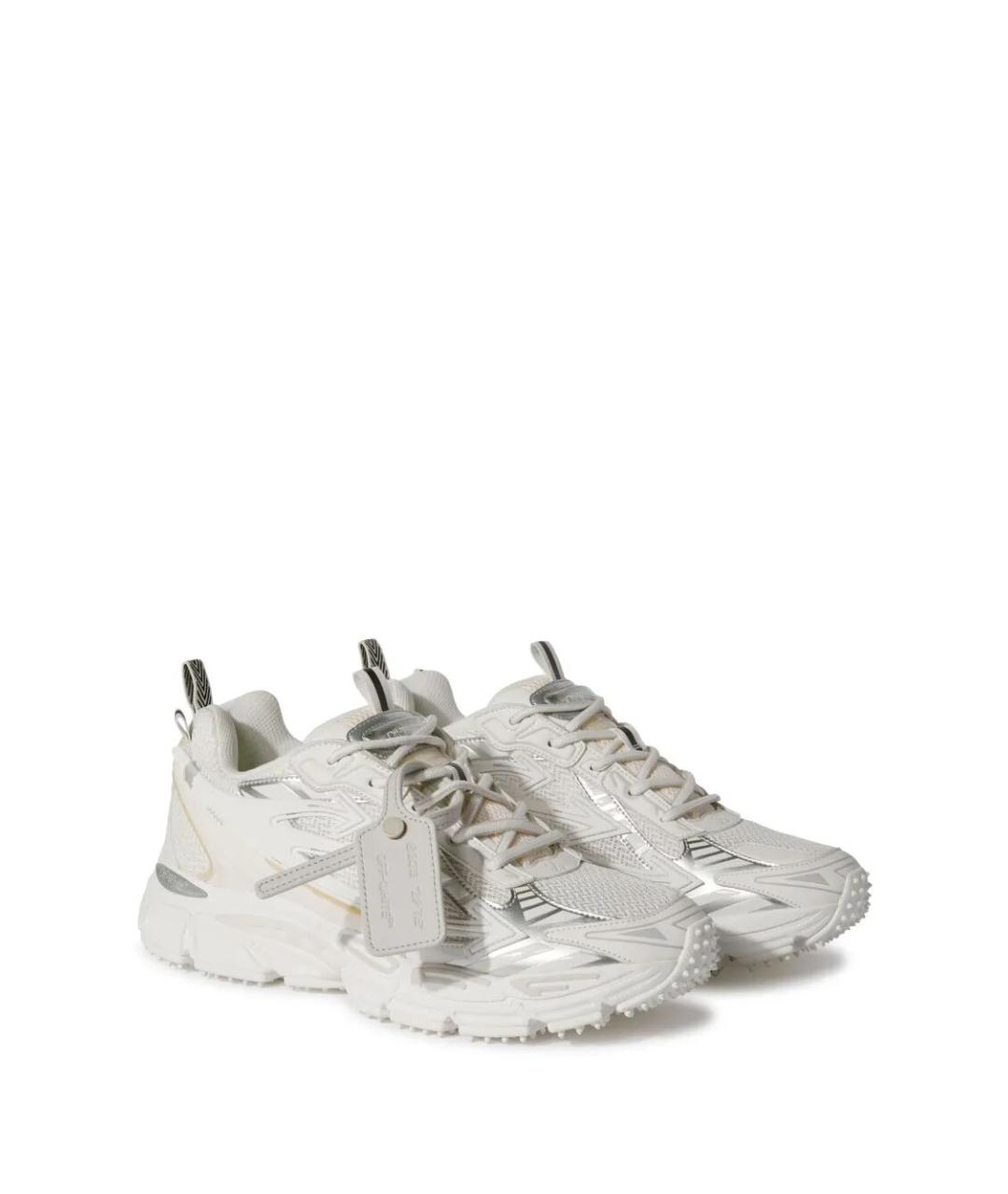 OFF-WHITE Белые синтетические кроссовки, фото 2