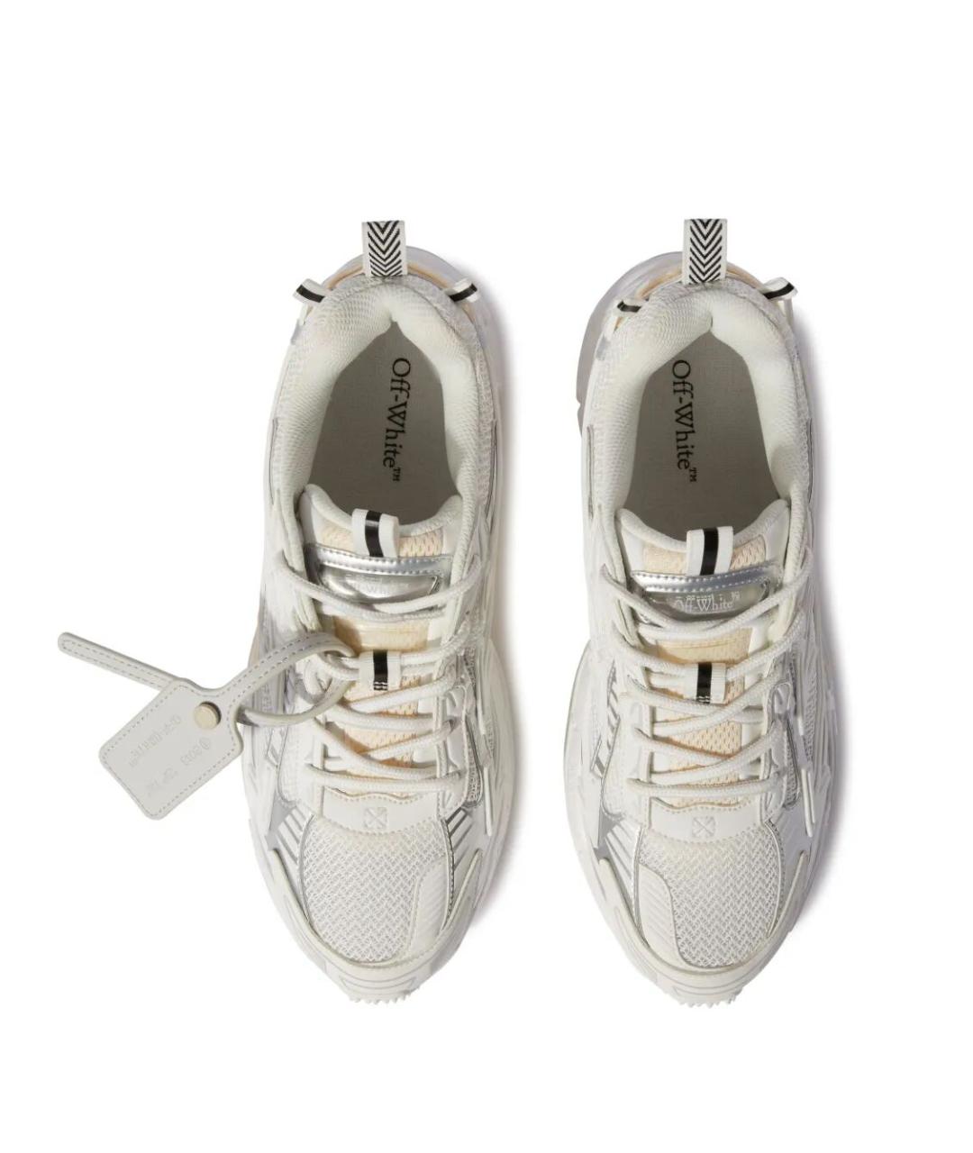 OFF-WHITE Белые синтетические кроссовки, фото 4