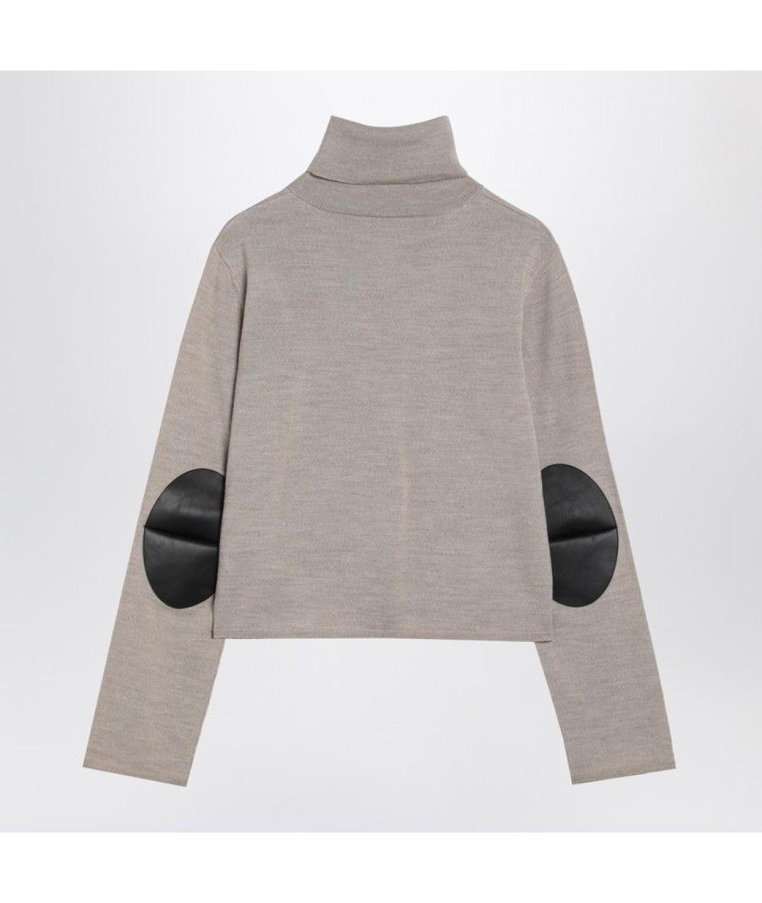 MM6 MAISON MARGIELA Бежевый шерстяной джемпер / свитер, фото 2