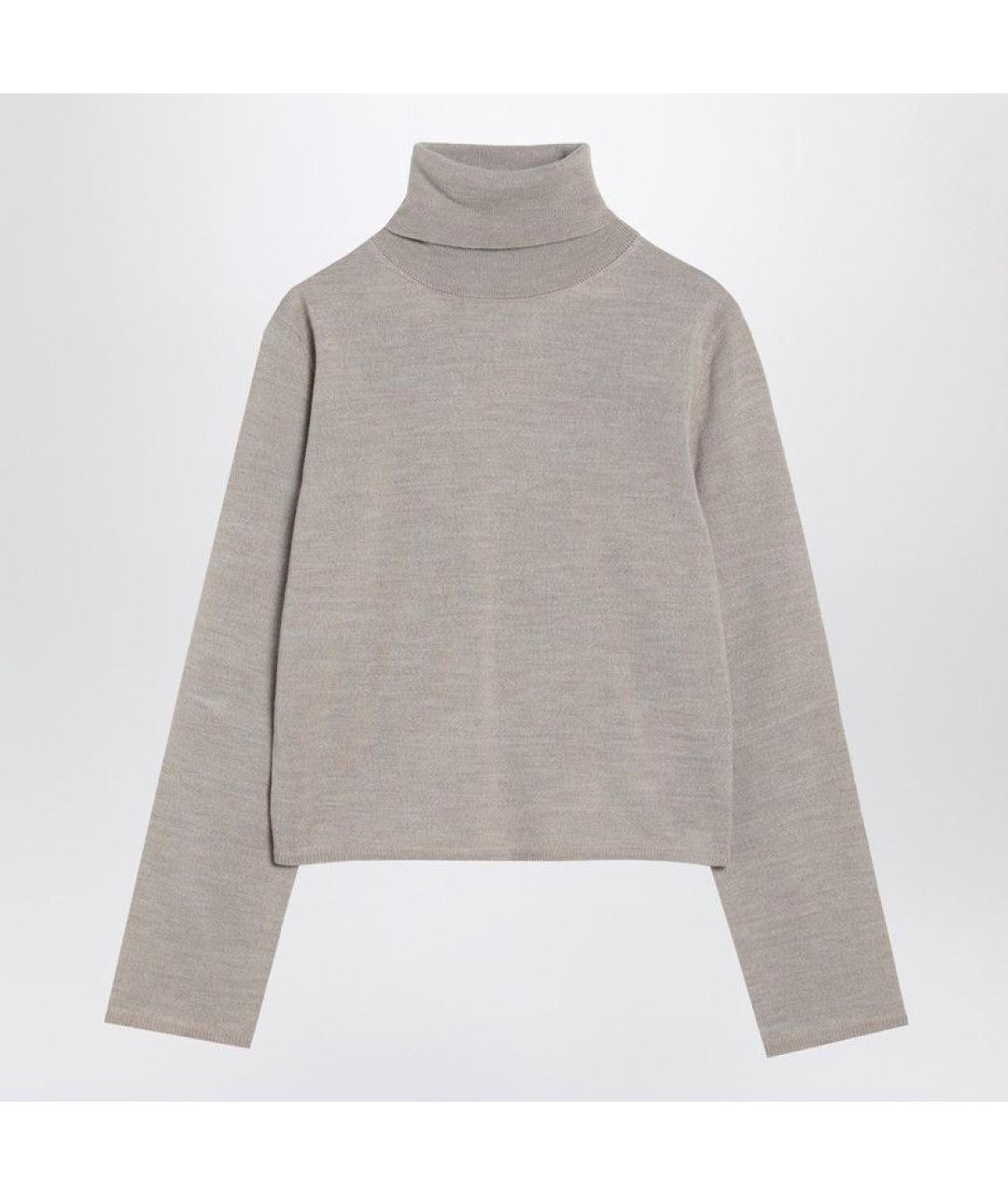 MM6 MAISON MARGIELA Бежевый шерстяной джемпер / свитер, фото 3