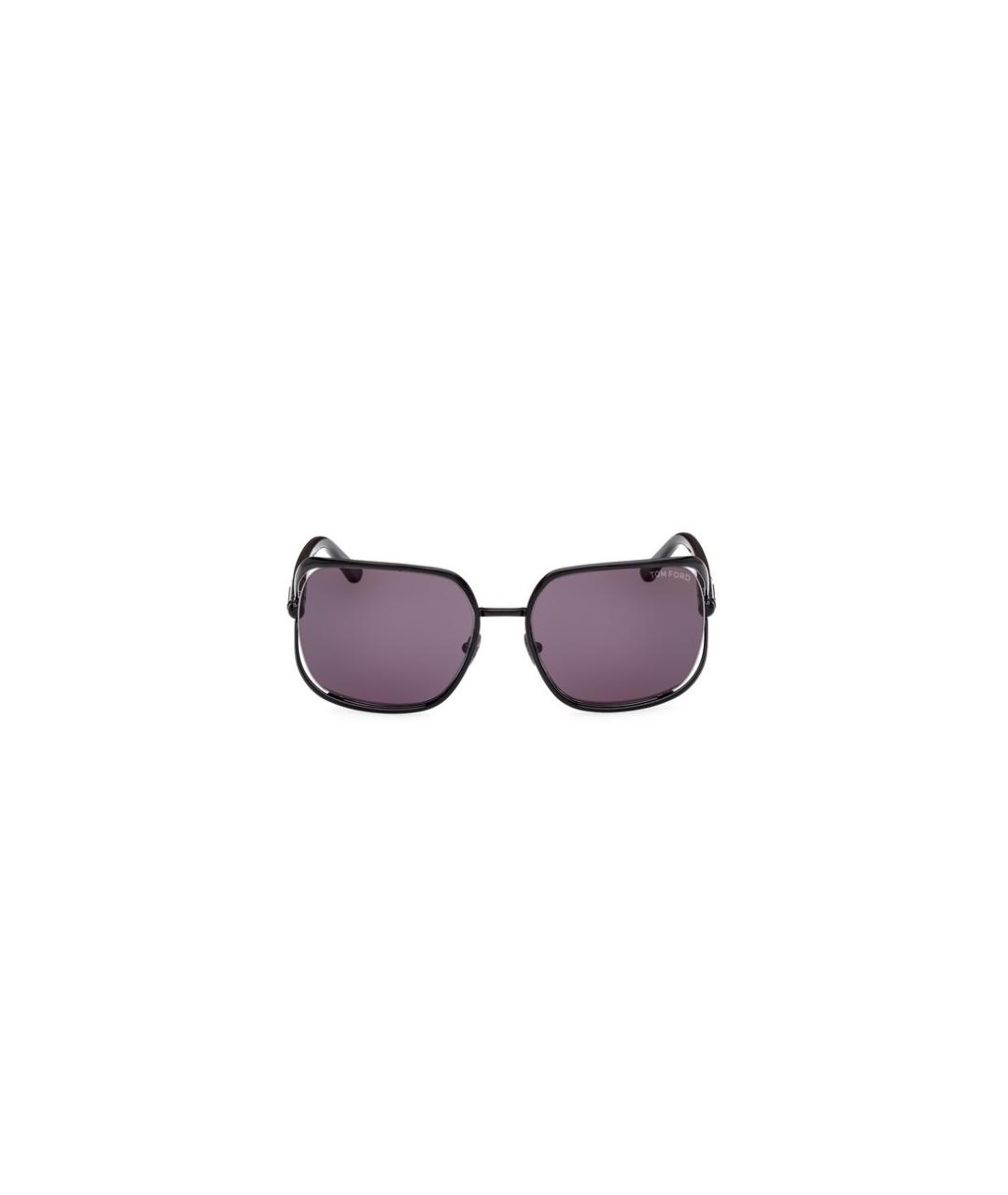 TOM FORD Черные металлические солнцезащитные очки, фото 3