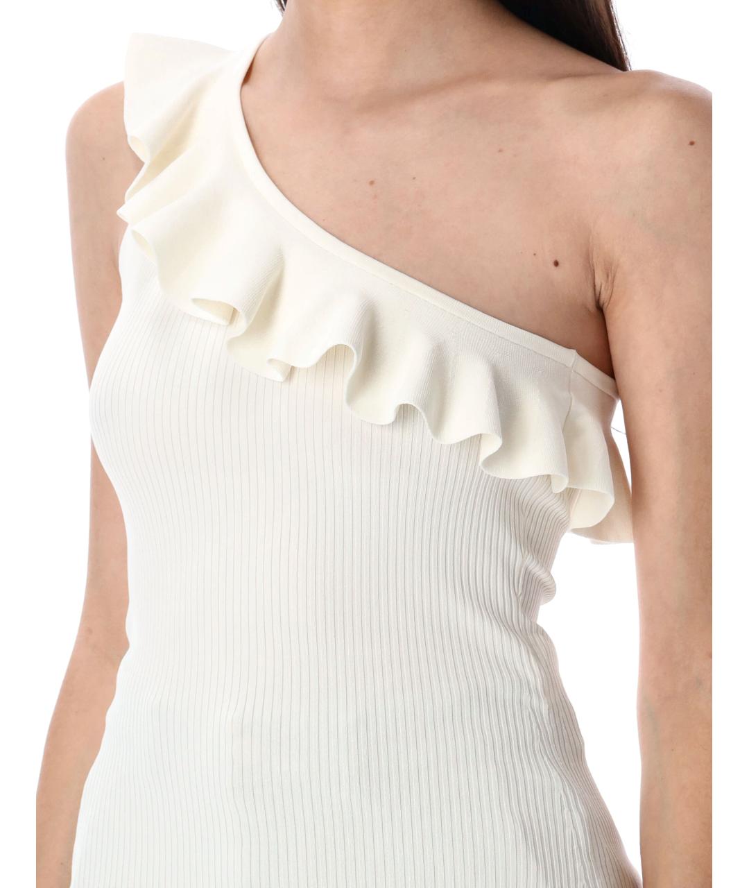 ZIMMERMANN Белая полиамидовая майка, фото 3