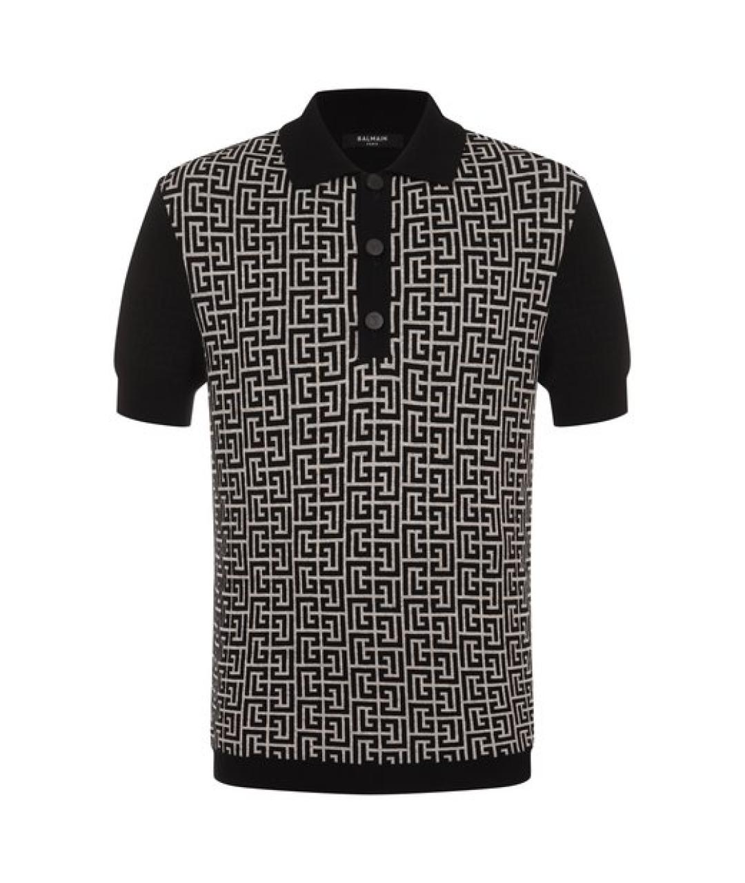 BALMAIN Мульти хлопковое поло с коротким рукавом, фото 1