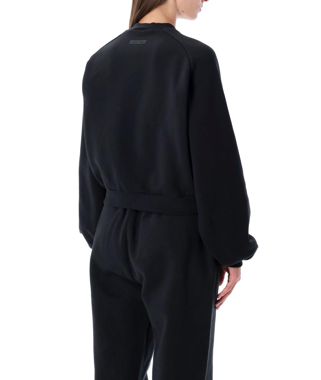 FEAR OF GOD ESSENTIALS Черный хлопковый джемпер / свитер, фото 3