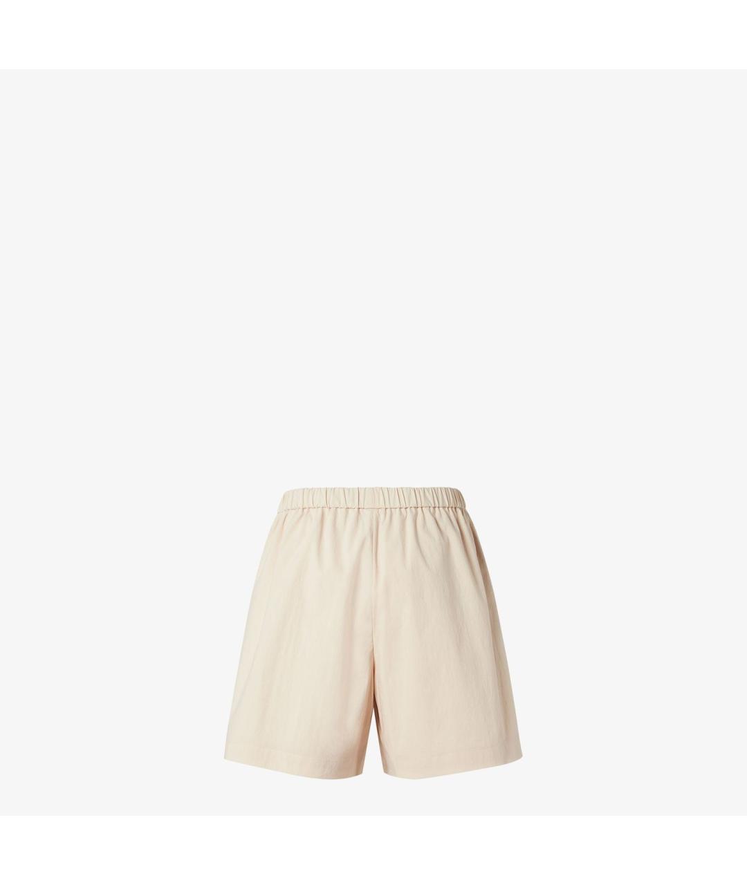 FENDI Розовые хлопковые шорты, фото 2