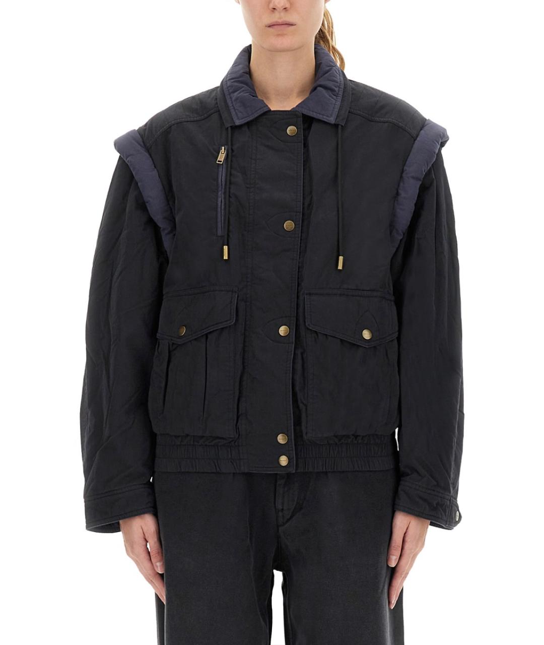 ISABEL MARANT Черная хлопковая куртка, фото 2