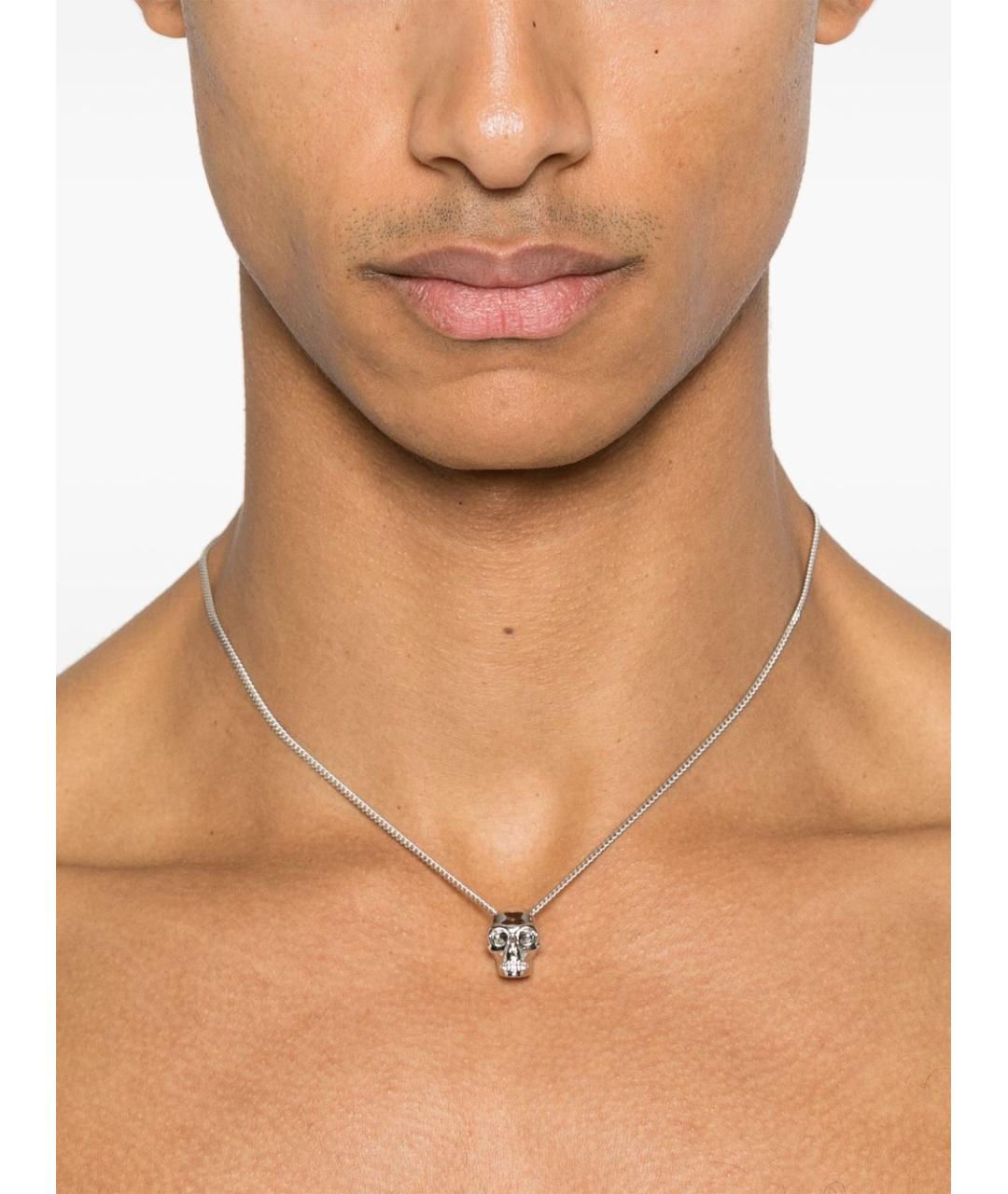 ALEXANDER MCQUEEN Серебряная металлическая цепочка/подвеска, фото 2