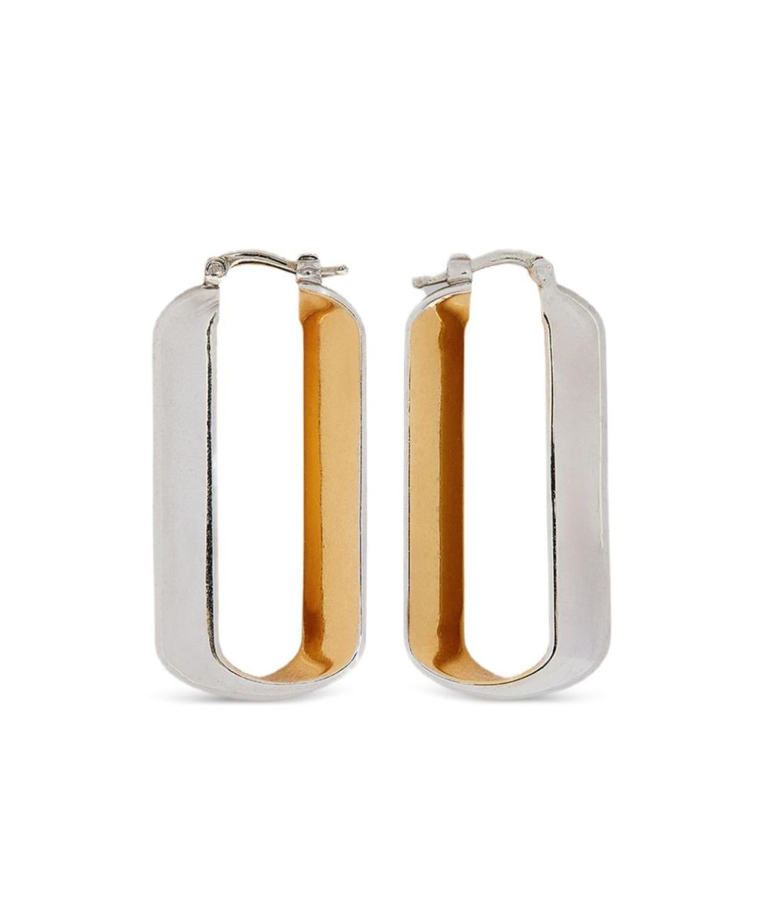 JIL SANDER Мульти латунные серьги, фото 2