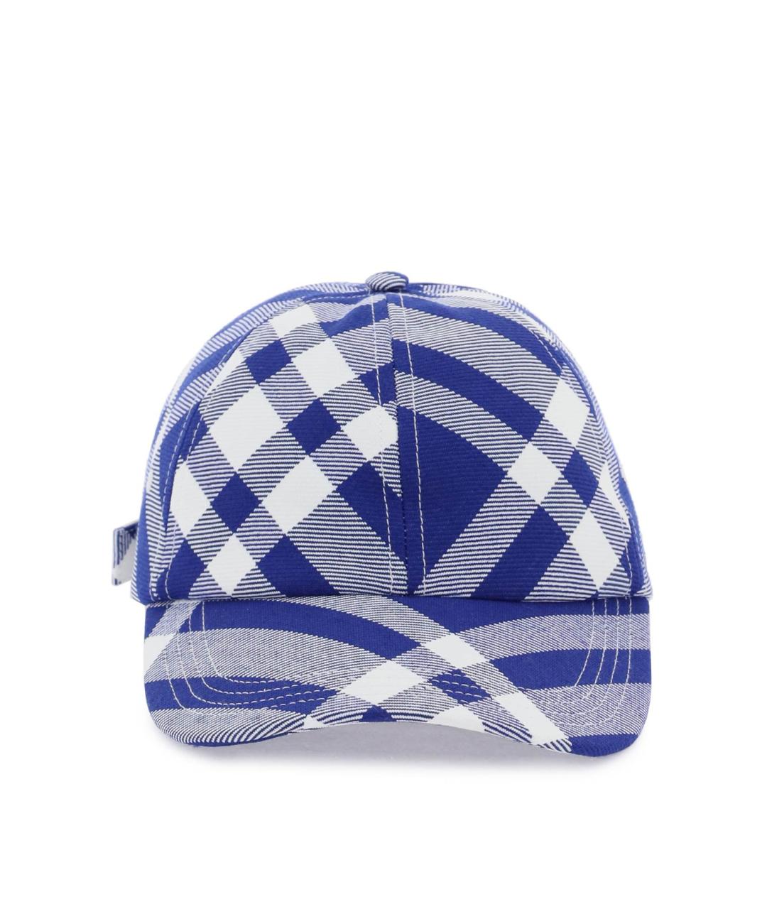 BURBERRY Синяя синтетическая кепка, фото 2