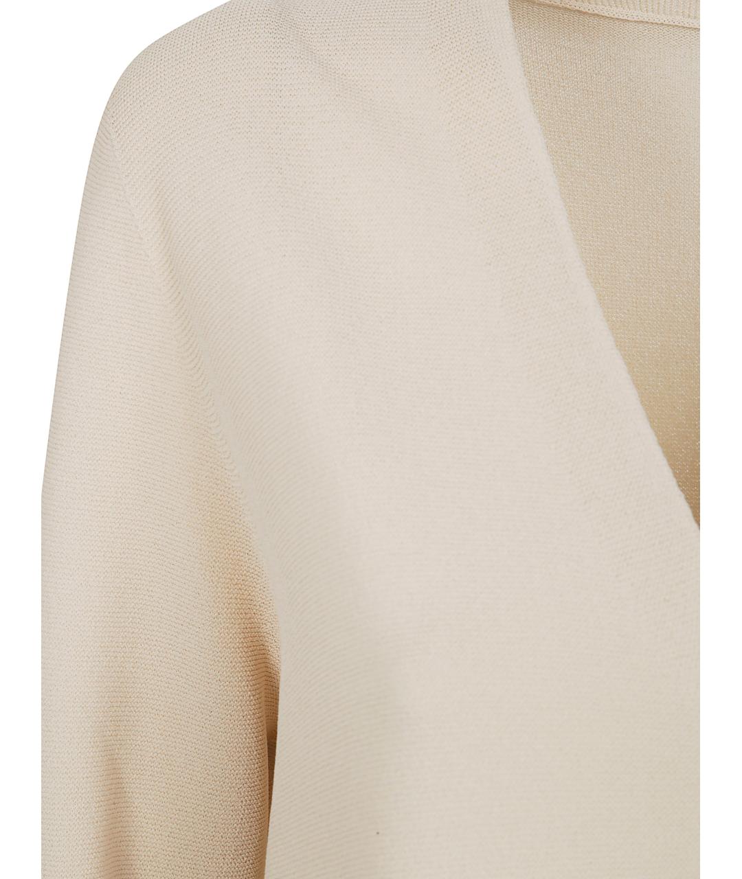 D.EXTERIOR Бежевый вискозный кардиган, фото 3