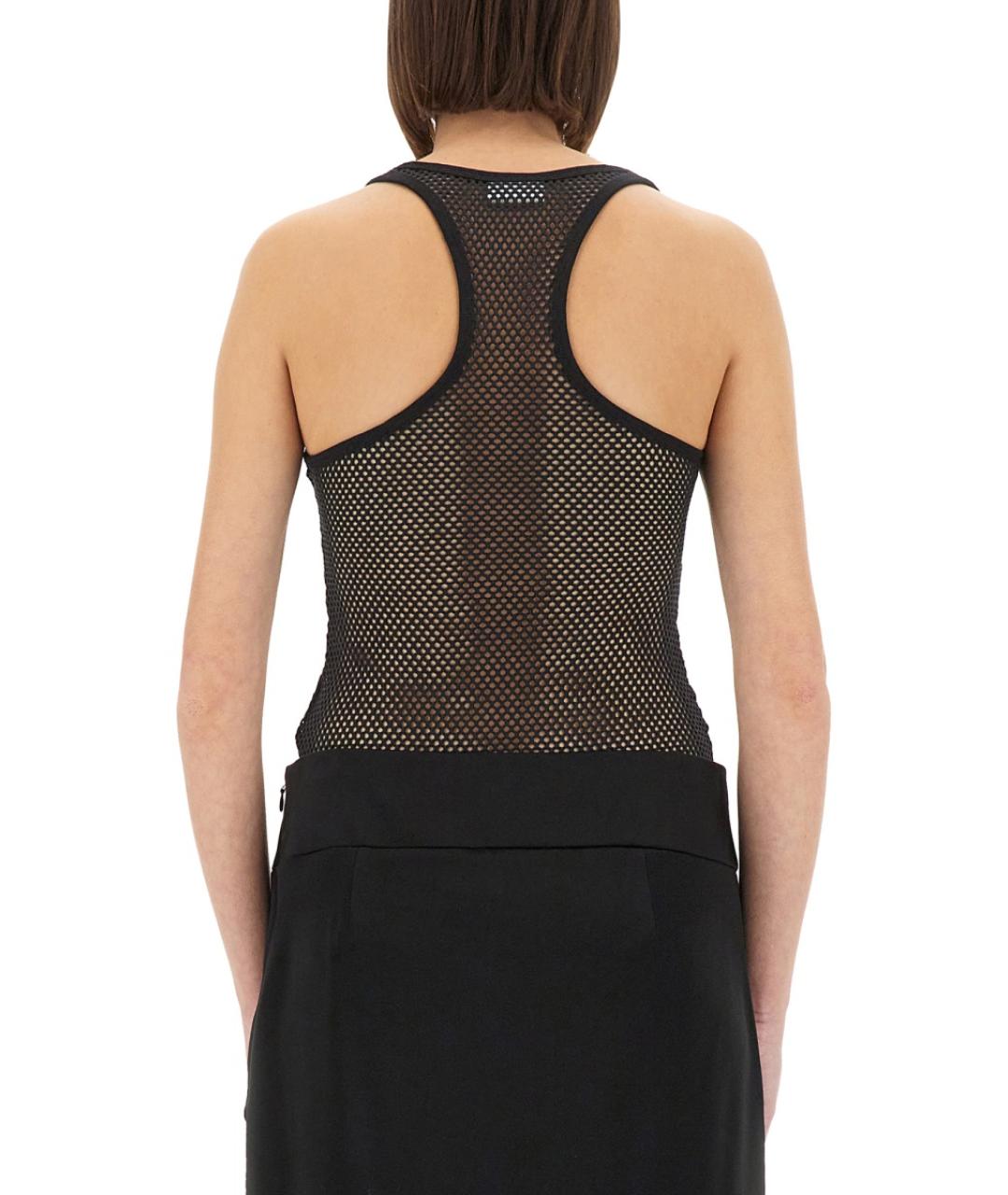 COURREGES Черная хлопковая майка, фото 4