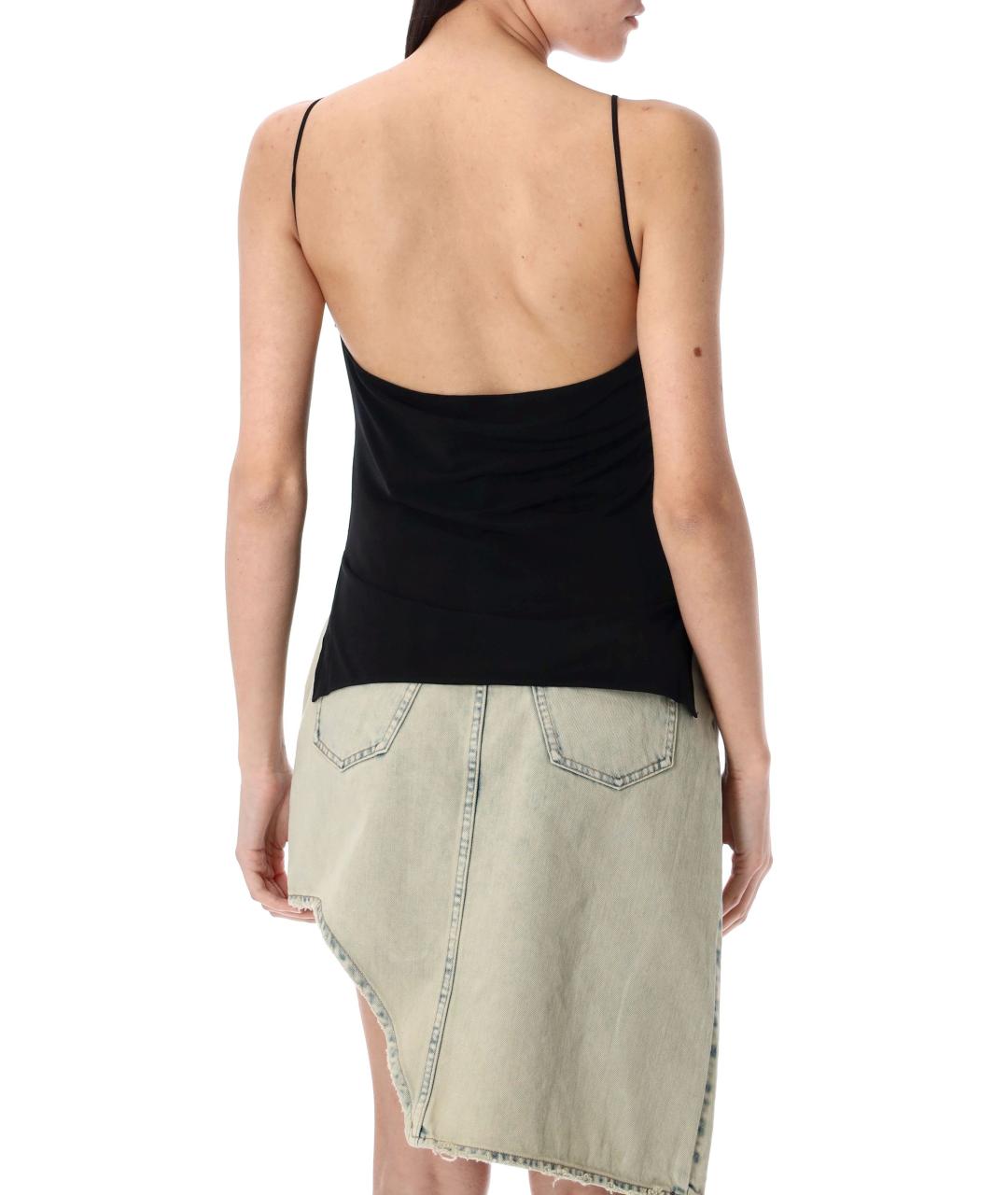 COPERNI Черная полиэстеровая футболка, фото 3