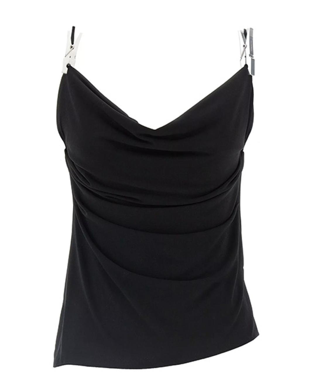 COPERNI Черная полиэстеровая футболка, фото 1