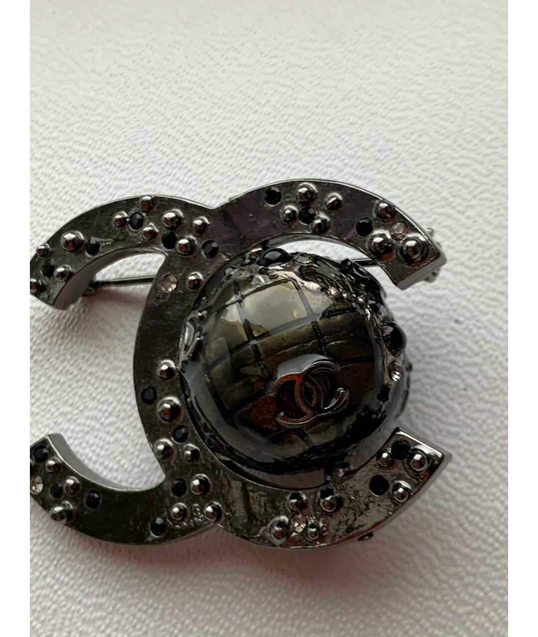 CHANEL PRE-OWNED Серебряная металлическая булавка / брошь, фото 3