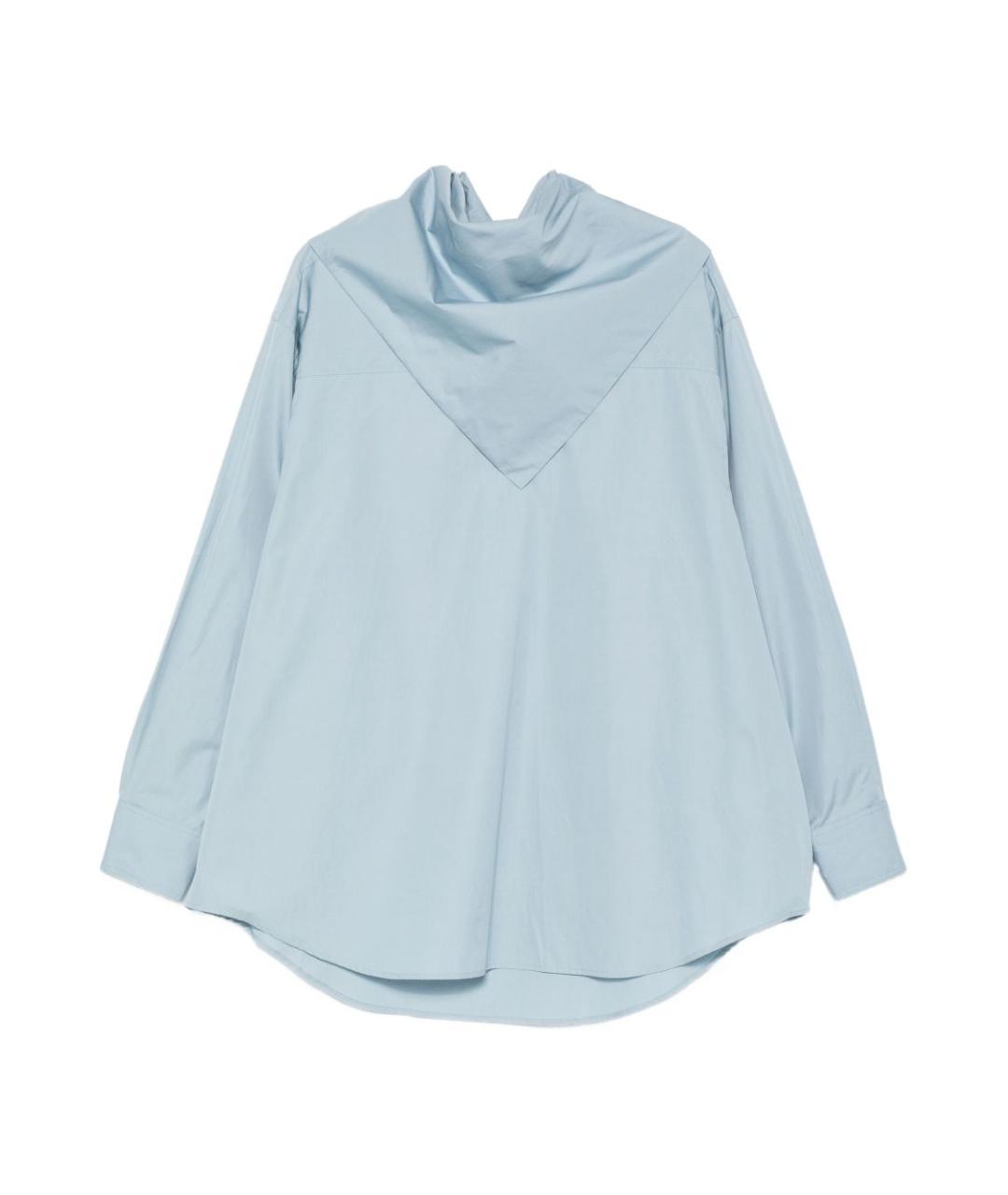 Ami Paris Голубая хлопковая рубашка, фото 1