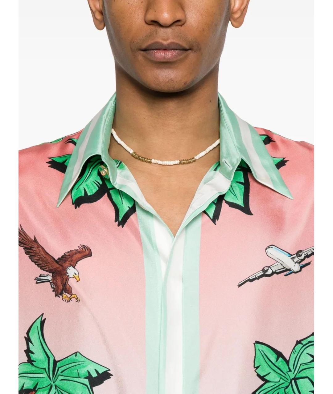 CASABLANCA Мульти шелковая кэжуал рубашка, фото 5