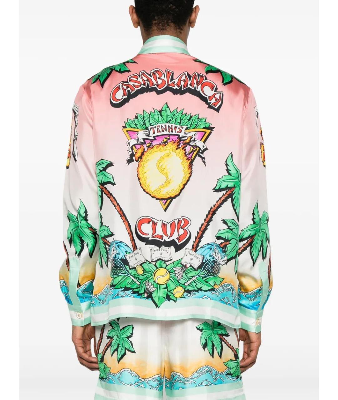 CASABLANCA Мульти шелковая кэжуал рубашка, фото 4