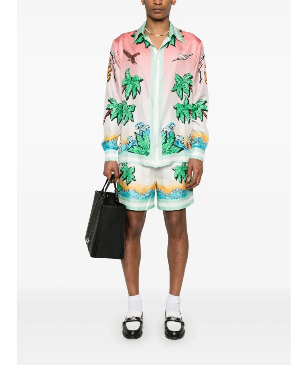 CASABLANCA Мульти шелковая кэжуал рубашка, фото 2