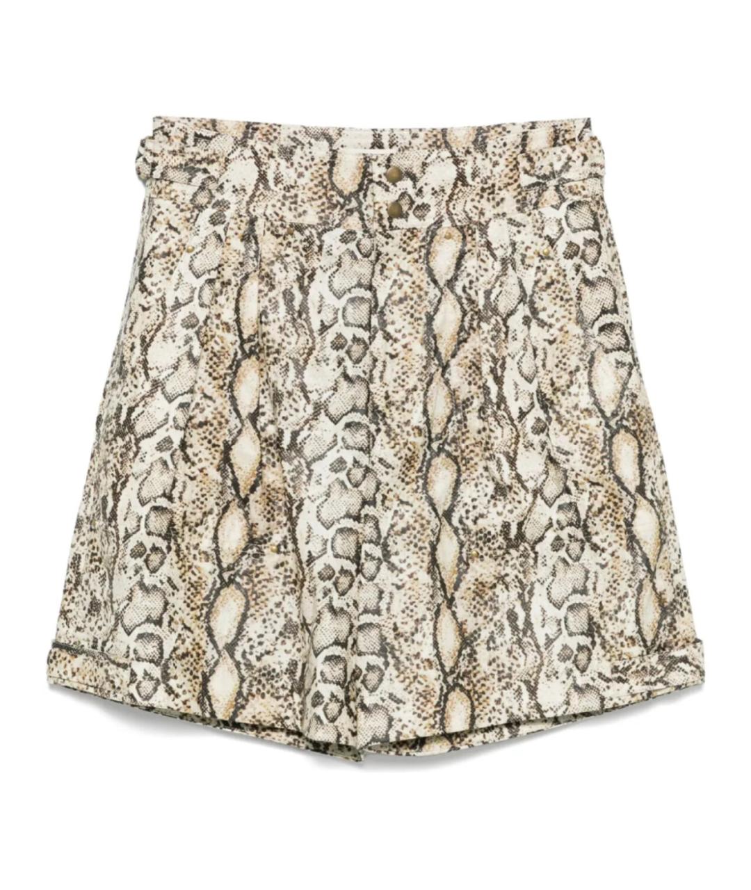 ISABEL MARANT Мульти льняные шорты, фото 1