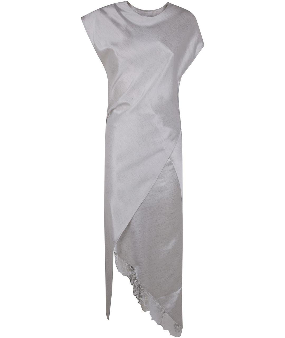 J.W.ANDERSON Белое полиэстеровое вечернее платье, фото 1