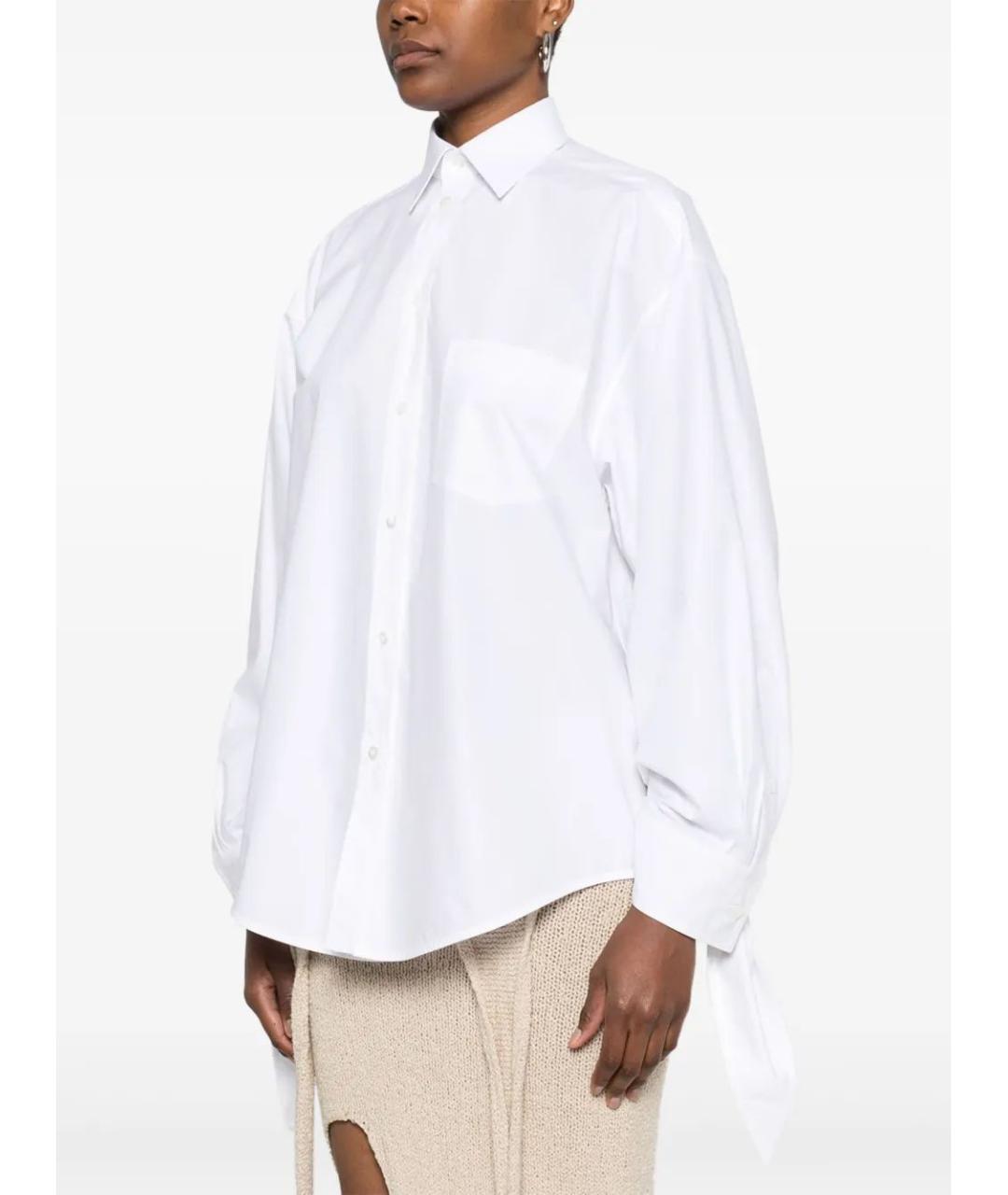 BALENCIAGA Белая хлопковая рубашка, фото 3