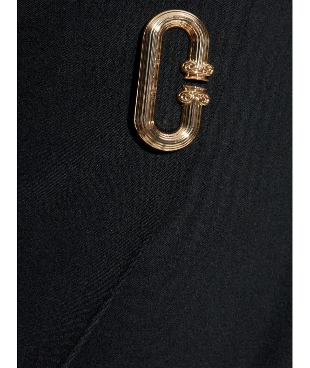 CASABLANCA Черная полиэстеровая юбка миди, фото 5